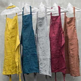 Linen apron (3 sizes)bed and philosophy- Cachette