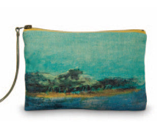 Emeraude linen pouch 21x15cmMaison Lévy- Cachette