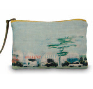 Horizon Urbain linen pouch 21x15cmMaison Lévy- Cachette