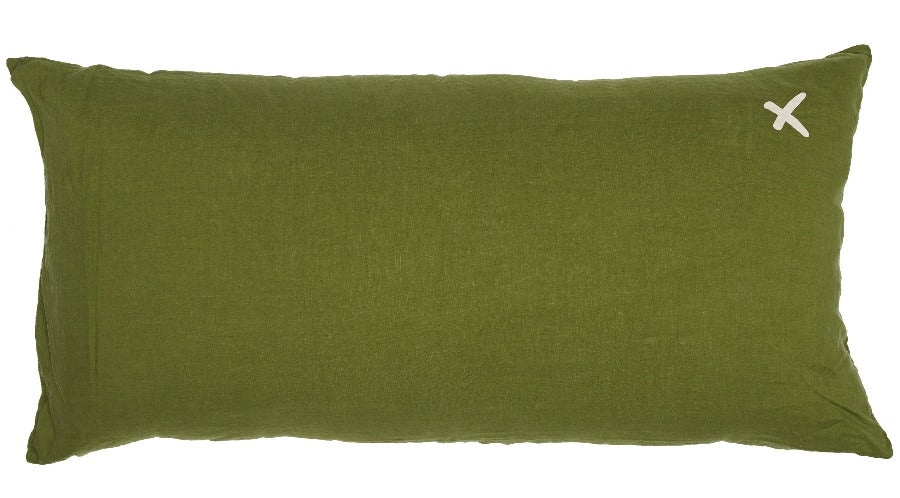 Long linen cushion cover 55x110 cm (inner also available) in 20 coloursbed and philosophy- Cachette