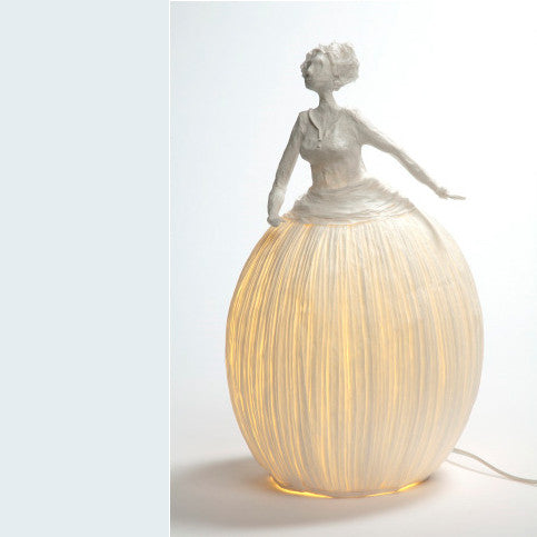 Sculptural light paper "Mademoiselle"papier a etre- Cachette