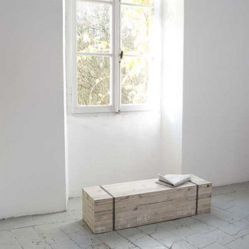 Wooden chest - bench 31 x 110 x 31 cmKatrin Arens- Cachette
