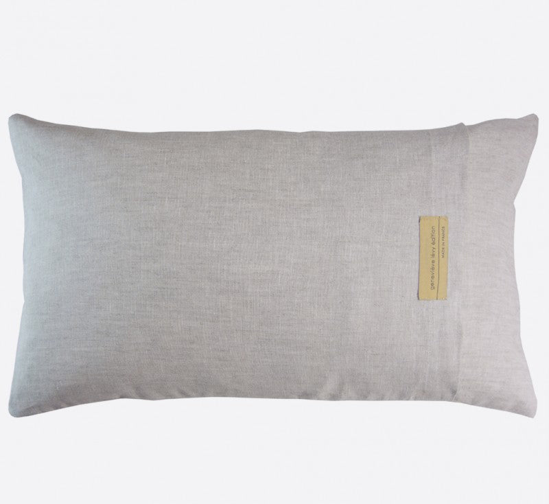 "Roca blanca" linen cushion cover 50x30cm (inner available too)Maison Lévy- Cachette