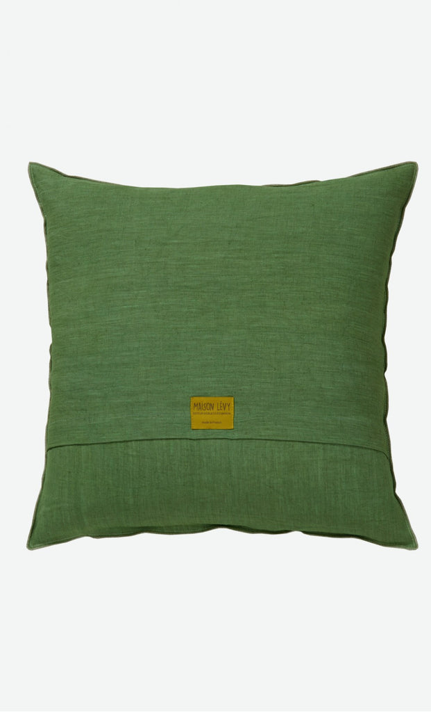 Lichen cushion cover in pure linen  (various sizes, inner available too)Maison Lévy- Cachette