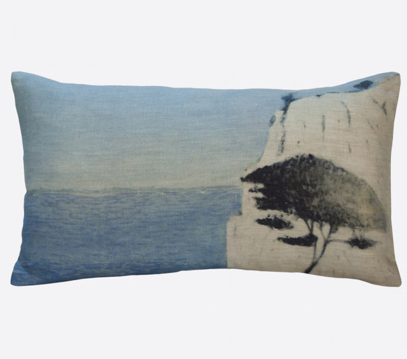 "Roca blanca" linen cushion cover 50x30cm (inner available too)Maison Lévy- Cachette