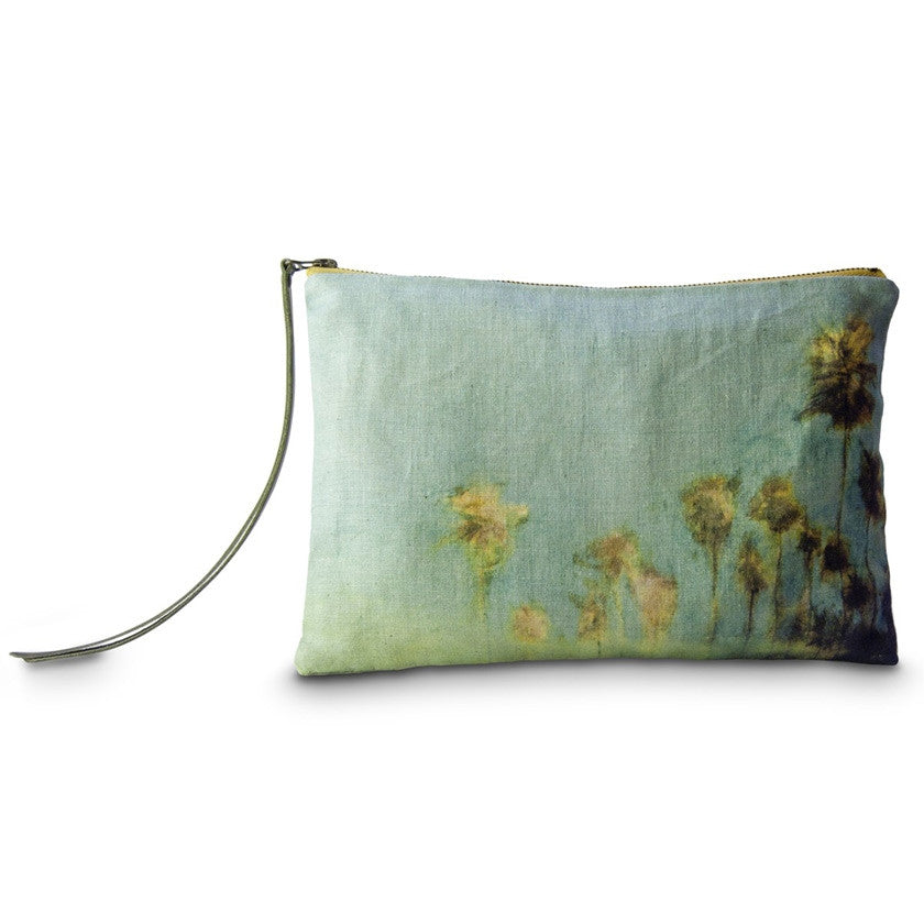 El Palmar linen pouch 21x15cmMaison Lévy- Cachette