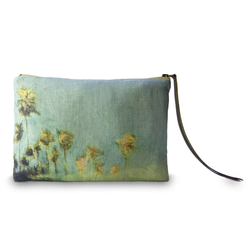 El Palmar linen pouch 21x15cmMaison Lévy- Cachette