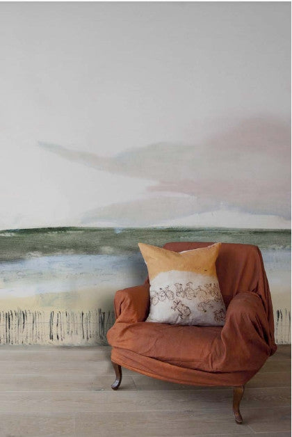 Panoramic wall mural "Tracteur Rouge" (price per panel)Maison Lévy- Cachette